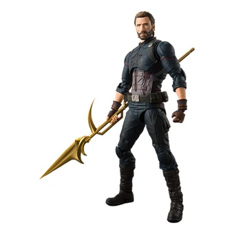 Фигурка Капитана Америка BANDAI SHF Мстители Война бесконечности 15.5 см | Китай.рф