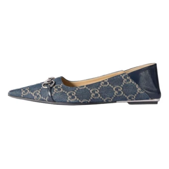 Балетки GUCCI Vittoria Generation женские синие | Китай.рф