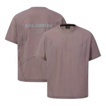 Футболка SALOMON Unisex Gray Pink | Китай.рф