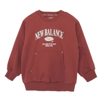 Толстовка New Balance детская, с круглым вырезом, длинный рукав | Китай.рф