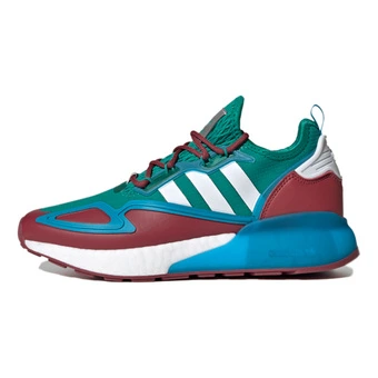 Кроссовки adidas originals ZX 2K Boost женские повседневные бирюзовые | Китай.рф