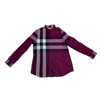 Рубашка Burberry FW23 мужская с узором в клетку | Китай.рф