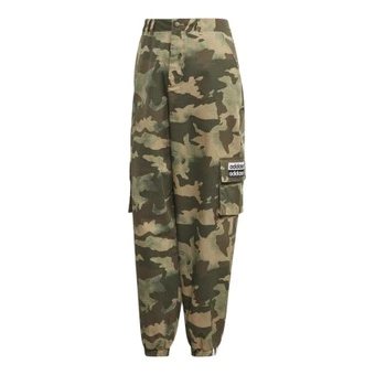 Брюки карго Adidas Originals женские Army Green | Китай.рф