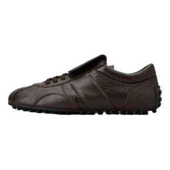 Кроссовки мужские кожаные TOD'S T Marathon коричневые | Китай.рф