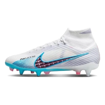 Футбольные бутсы Nike Mercurial Superfly 9 бело-синие | Китай.рф