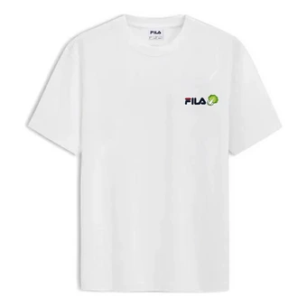 Футболка FILA унисекс белая с принтом капусты | Китай.рф