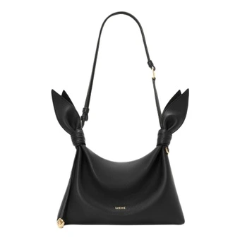 Сумка LOEWE через плечо мини, черная, из гладкой кожи | Китай.рф