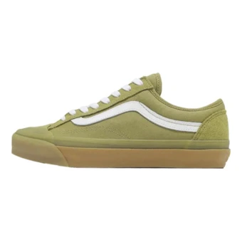 Кроссовки для скейтборда Vans Old Skool LX 136 Khaki White | Китай.рф