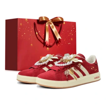 Кроссовки для скейтборда adidas Grand Court Base 00s красные с узором облака | Китай.рф
