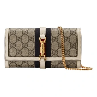 Сумка GUCCI из холста и кожи женская бежевая | Китай.рф
