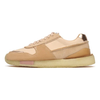 Кроссовки Clarks Leather Abrasion Resistant низкие повседневные женские | Китай.рф