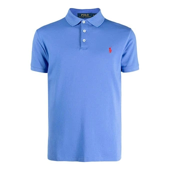 Поло рубашка Polo Ralph Lauren мужская синяя | Китай.рф