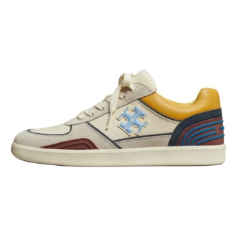 Кроссовки TORY BURCH Leather Low top Skateboard Shoes для женщин, серые | Китай.рф