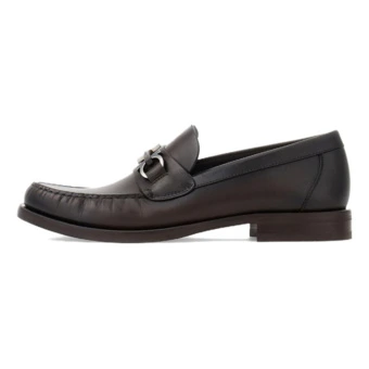 Лоферы FERRAGAMO Gancini Calfskin для мужчин, коричневые | Китай.рф