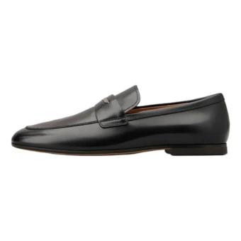 Лоферы TOD'S с металлической плашкой черные | Китай.рф