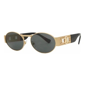 Солнцезащитные очки VERSACE Eyewear Oval frame, золотистые | Китай.рф