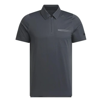 Поло рубашка Adidas SS25 мужская темно-серая | Китай.рф