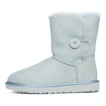 Зимние ботинки UGG Bailey Button, зеленые | Китай.рф
