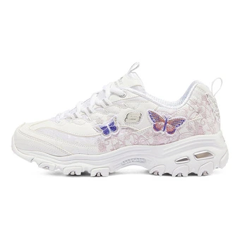 Кроссовки Skechers в стиле dad shoes женские бело-розовые | Китай.рф