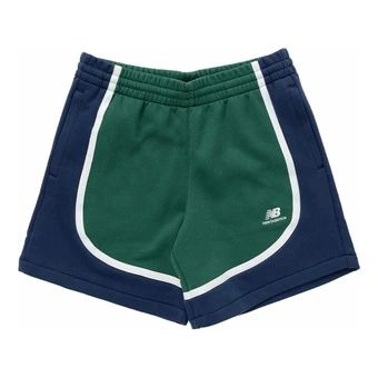 Шорты New Balance Hoops Fleece Team зеленые | Китай.рф