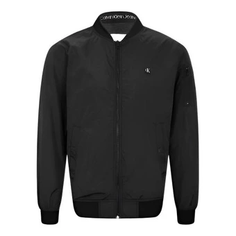 Бомбер Calvin Klein с вышитым логотипом, мужской, черный, FW22 | Китай.рф