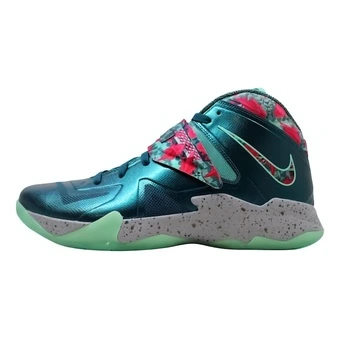 Баскетбольные кроссовки Nike Zoom Soldier 7 мужские сине-зеленые | Китай.рф