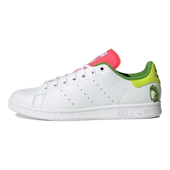 Кеды adidas Originals Stan Smith x Kermit The Frog низкие бело-зелено-розовые | Китай.рф