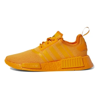 Кроссовки adidas originals NMD_R1 оранжево-желтые | Китай.рф