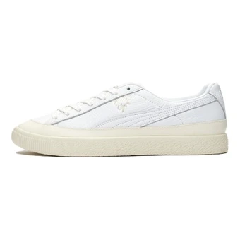 Кроссовки PUMA Clyde Rubber Toe Leather из синтетической кожи, повседневные, легкие, низкие, унисекс, белые | Китай.рф