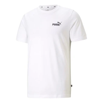 Футболка PUMA Essentials белая мужская с принтом | Китай.рф