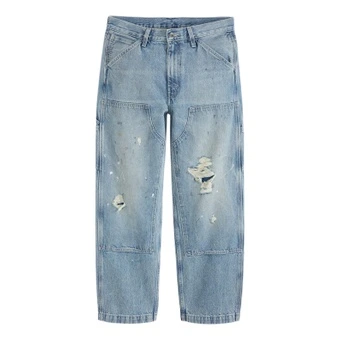 Джинсы Levi's мужские синие прямого кроя | Китай.рф