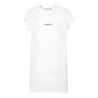Платье с коротким рукавом Alexander Wang женское белое | Китай.рф