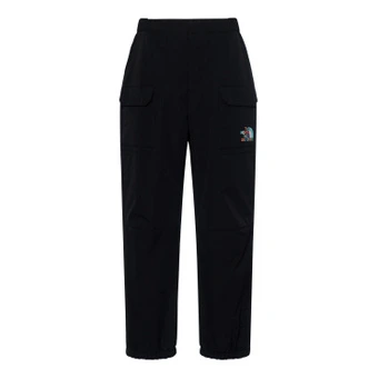 Брюки GUCCI x THE NORTH FACE мужские повседневные черные | Китай.рф