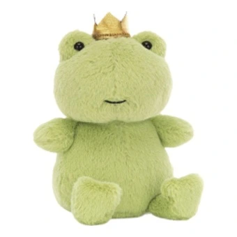 Плюшевая игрушка JELLYCAT лягушка с короной 13 см | Китай.рф
