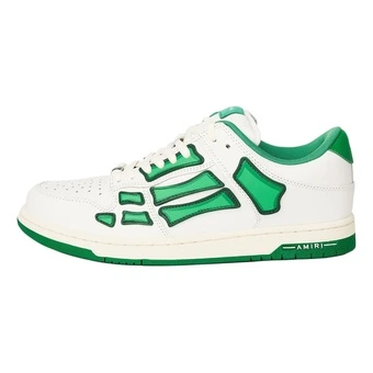 Кроссовки AMIRI Skel Low Top White Green | Китай.рф