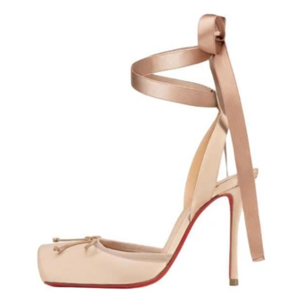 Туфли на каблуках Christian Louboutin Cassia 10 см розовые | Китай.рф