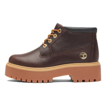 Ботинки Timberland женские мартин коричневые до щиколотки | Китай.рф