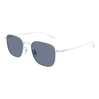Солнцезащитные очки MONTBLANC Metal Square Silver | Китай.рф
