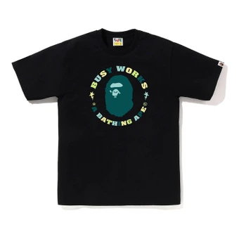 Футболка A Bathing Ape SS26 с принтом для мужчин и женщин | Китай.рф