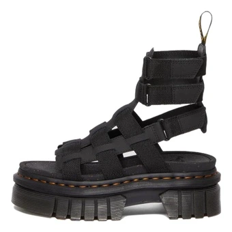 Босоножки Dr.Martens Рики Extra Tough Кожа Удобные массивные подошвы Модные Унисекс Черные | Китай.рф