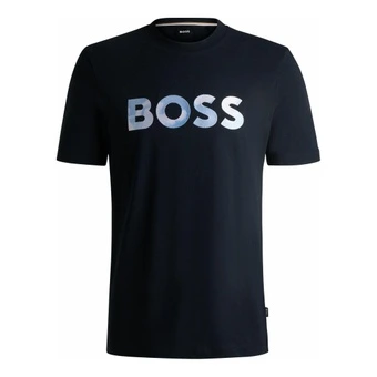 Футболка HUGO BOSS мужская, тёмно-синяя | Китай.рф