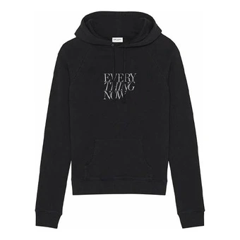 Толстовка SAINT LAURENT с принтом-логотипом мужская черная | Китай.рф
