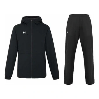 Спортивный костюм Under Armour мужской ветрозащитный с капюшоном, черный | Китай.рф