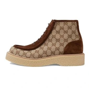 Сапоги GUCCI мужские короткие из парусины | Китай.рф
