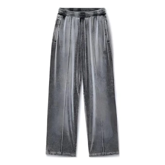 Брюки Alexander Wang casual с эффектом потертости, серо-белые | Китай.рф
