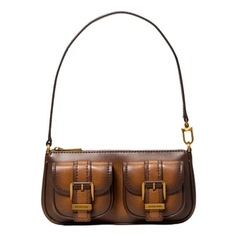 Сумка через плечо MICHAEL KORS Zoe Small Polished Leather Shoulder Bag Brown | Китай.рф