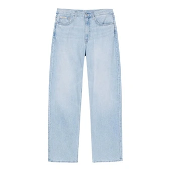 Джинсы Calvin Klein Jeans Men's Light Blue Moderate Straight Fit Pants | Китай.рф