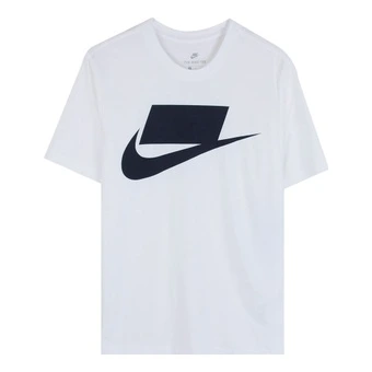 Футболка Nike Quick Dry мужская, белая, с круглым вырезом | Китай.рф