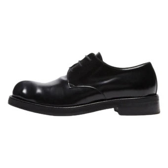 Туфли Acne Studios Derby 3.5cm черные кожаные | Китай.рф