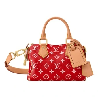 Сумка LOUIS VUITTON Speedy P9 Bandouliere 20 красная | Китай.рф